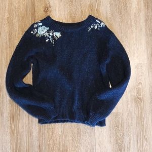 Excellent Condition Abercrombie Floral Sweater